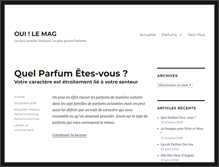 Tablet Screenshot of oui-lemag.com